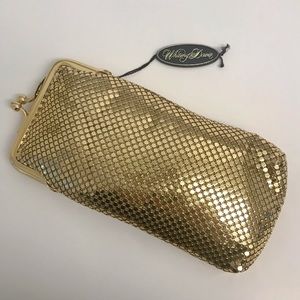 EyeGlass Case by Whiting & Davis Gold Metal Mesh New w/tag)